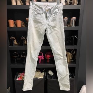 frame skinny light denim jeans (size 25) $70